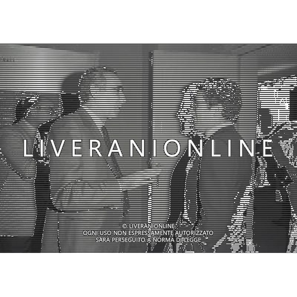1985 MILANO LEGA CALCIO INCONTRO PRESIDENTI SERIE A E SERIE B NELLA FOTO TIGANI E ANTONIO MATARRESE AG ALDO LIVERANI SAS