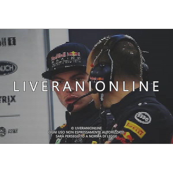 Max Verstappen (NLD) Red Bull Racing with Gianpiero Lambiase (ITA) Red Bull Racing Engineer. 27.10.2017. Formula 1 World Championship, Rd 18, Mexican Grand Prix, Mexico City, Mexico, Practice Day. / AGENZIA ALDO LIVERANI SAS - ITALY ONLY EDITORIAL USE ONLY - 27.10.2017 GP F1 World Championship, Citta\' del Messico - Prove Libere