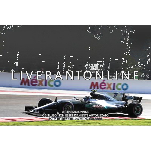 Valtteri Bottas (FIN) Mercedes AMG F1 W08. 27.10.2017. Formula 1 World Championship, Rd 18, Mexican Grand Prix, Mexico City, Mexico, Practice Day. / AGENZIA ALDO LIVERANI SAS - ITALY ONLY EDITORIAL USE ONLY - 27.10.2017 GP F1 World Championship, Citta\' del Messico - Prove Libere