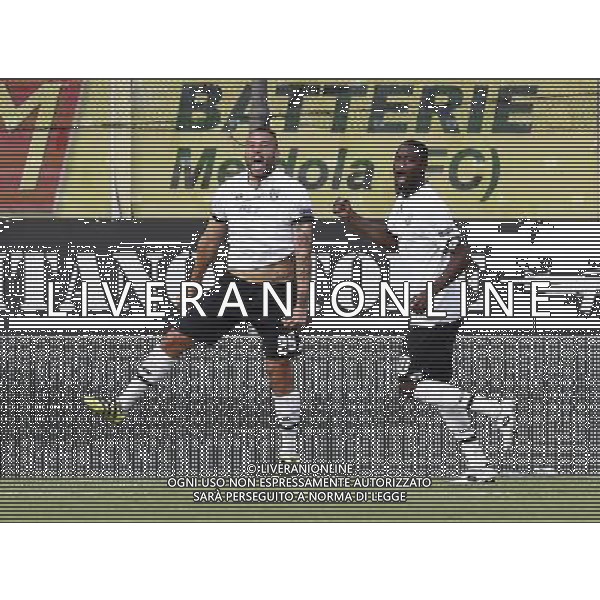 CESENA - NOVARA serie B ConTe.it 28/10/2017 nella foto: Esultanza Scogliamiglio ©Claudio Zamagni/Agenzia Aldo Liverani Scogliamiglio celebrates after scoring during Serie B conTe.it match between Cesena and Novara at Stadio Orogel Dino Manuzzi on October 28, 2017 in Cesena, Italy. photo credit by Claudio Zamagni/Aldo Liverani Photo Agency 