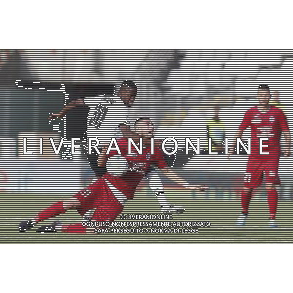 CESENA - NOVARA serie B ConTe.it 28/10/2017 nella foto: JALLOW LAMIN Golubovic Petar ©Claudio Zamagni/Agenzia Aldo Liverani JALLOW LAMIN Golubovic Petar during Serie B conTe.it match between Cesena and Novara at Stadio Orogel Dino Manuzzi on October 28, 2017 in Cesena, Italy. photo credit by Claudio Zamagni/Aldo Liverani Photo Agency 