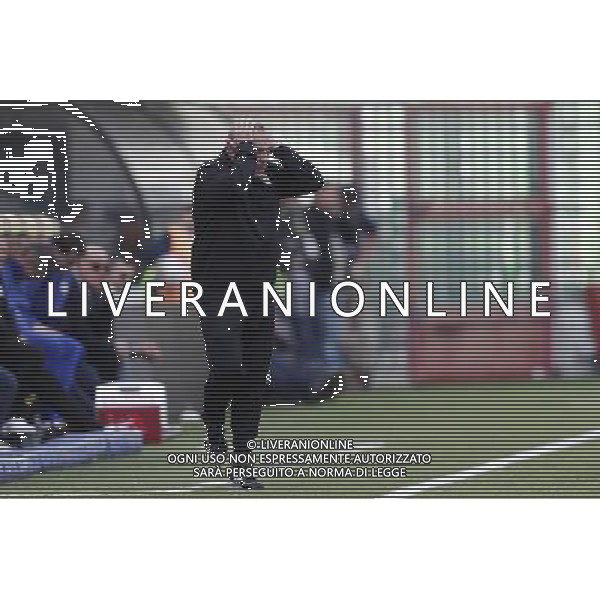 CESENA - NOVARA serie B ConTe.it 28/10/2017 nella foto: Allenatore Fabrizio Castori Â©Claudio Zamagni/Agenzia Aldo Liverani Coach Fabrizio Castori during Serie B conTe.it match between Cesena and Novara at Stadio Orogel Dino Manuzzi on October 28, 2017 in Cesena, Italy. photo credit by Claudio Zamagni/Aldo Liverani Photo Agency 