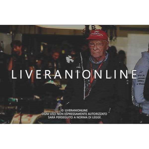 Niki Lauda (AUT) Mercedes Non-Executive Chairman. AG ALDO LIVERANI SAS ONLY ITALY
