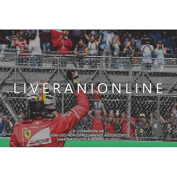 Sebastian Vettel (GER) Ferrari SF70H gets pole position. 28.10.2017. Formula 1 World Championship, Rd 18, Mexican Grand Prix, Mexico City, Mexico, Qualifying Day. AG ALDO LIVERANI SAS ONLY ITALY
