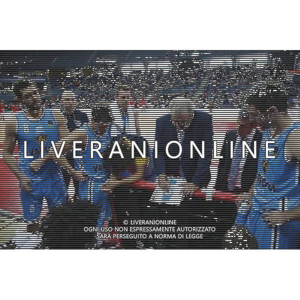 Lega Basket serie A Victoria Libertas Pesaro - Vanoli Basket Cremona 29/10/2017 nella foto: vanoli cremona Â©Claudio Zamagni/Agenzia Aldo Liverani vanoli cremona during basketball match between Victoria Libertas Pallacanestro Pesaro and Vanoli Basket Cremona at Adriatic Arena in Pesaro on October 29 2017 photo credit Claudio Zamagni/Aldo Liverani Photo Agency 