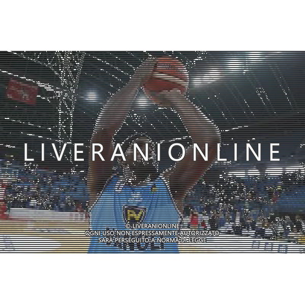 Lega Basket serie A Victoria Libertas Pesaro - Vanoli Basket Cremona 29/10/2017 nella foto: Johnson Odom Darius Â©Claudio Zamagni/Agenzia Aldo Liverani Johnson Odom Darius during basketball match between Victoria Libertas Pallacanestro Pesaro and Vanoli Basket Cremona at Adriatic Arena in Pesaro on October 29 2017 photo credit Claudio Zamagni/Aldo Liverani Photo Agency 