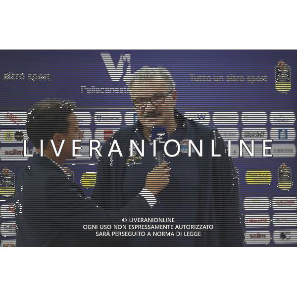 Lega Basket serie A Victoria Libertas Pesaro - Vanoli Basket Cremona 29/10/2017 nella foto: Coach Romeo Sacchetti Â©Claudio Zamagni/Agenzia Aldo Liverani Coach Romeo Sacchetti during basketball match between Victoria Libertas Pallacanestro Pesaro and Vanoli Basket Cremona at Adriatic Arena in Pesaro on October 29 2017 photo credit Claudio Zamagni/Aldo Liverani Photo Agency 