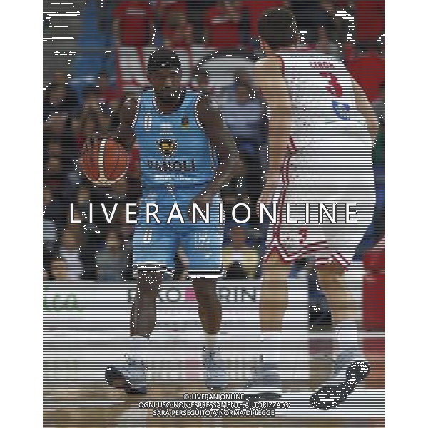 Lega Basket serie A Victoria Libertas Pesaro - Vanoli Basket Cremona 29/10/2017 nella foto: Johnson Odom Darius Â©Claudio Zamagni/Agenzia Aldo Liverani Johnson Odom Darius during basketball match between Victoria Libertas Pallacanestro Pesaro and Vanoli Basket Cremona at Adriatic Arena in Pesaro on October 29 2017 photo credit Claudio Zamagni/Aldo Liverani Photo Agency 