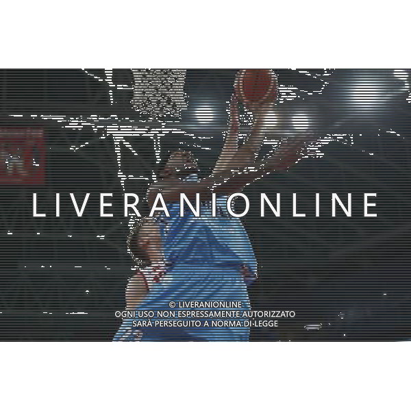 Lega Basket serie A Victoria Libertas Pesaro - Vanoli Basket Cremona 29/10/2017 nella foto: Melbourne Landon Â©Claudio Zamagni/Agenzia Aldo Liverani Melbourne Landon during basketball match between Victoria Libertas Pallacanestro Pesaro and Vanoli Basket Cremona at Adriatic Arena in Pesaro on October 29 2017 photo credit Claudio Zamagni/Aldo Liverani Photo Agency 