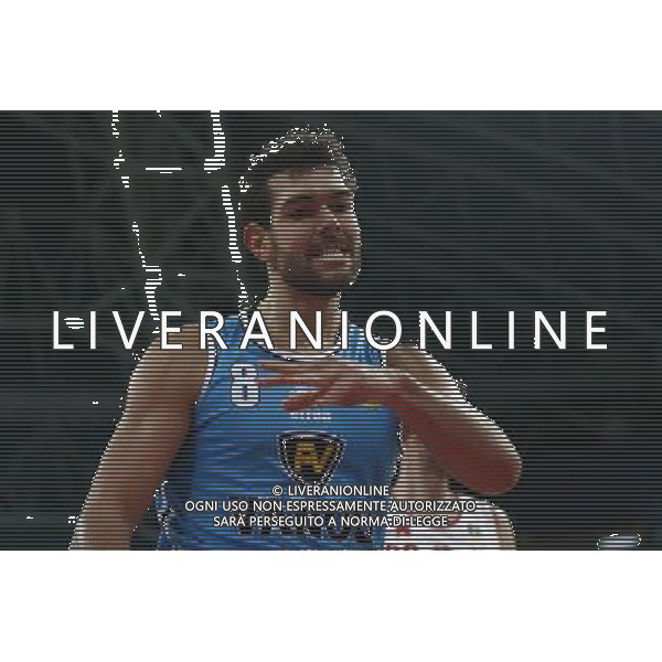 Lega Basket serie A Victoria Libertas Pesaro - Vanoli Basket Cremona 29/10/2017 nella foto: Ricci Gianpaolo Â©Claudio Zamagni/Agenzia Aldo Liverani Ricci Gianpaolo during basketball match between Victoria Libertas Pallacanestro Pesaro and Vanoli Basket Cremona at Adriatic Arena in Pesaro on October 29 2017 photo credit Claudio Zamagni/Aldo Liverani Photo Agency 