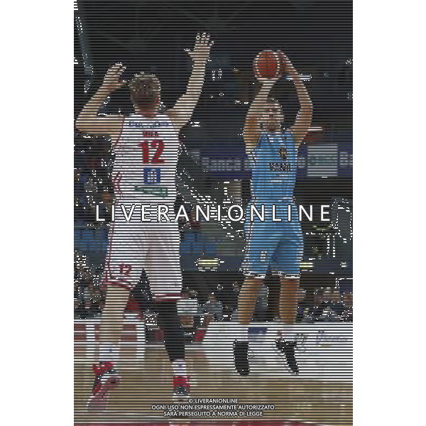 Lega Basket serie A Victoria Libertas Pesaro - Vanoli Basket Cremona 29/10/2017 nella foto: Gazzotti Giulio Â©Claudio Zamagni/Agenzia Aldo Liverani Gazzotti Giulio during basketball match between Victoria Libertas Pallacanestro Pesaro and Vanoli Basket Cremona at Adriatic Arena in Pesaro on October 29 2017 photo credit Claudio Zamagni/Aldo Liverani Photo Agency 