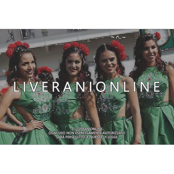 Grid girls. 29.10.2017. Formula 1 World Championship, Rd 18, Mexican Grand Prix, Mexico City, Mexico, Race Day. AG ALDO LIVERANI SAS ONLY ITALY