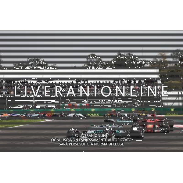 Valtteri Bottas (FIN) Mercedes AMG F1 W08 at the start of the race. 29.10.2017. Formula 1 World Championship, Rd 18, Mexican Grand Prix, Mexico City, Mexico, Race Day. AG ALDO LIVERANI SAS ONLY ITALY