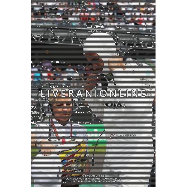 Lewis Hamilton (GBR) Mercedes AMG F1 on the grid. 29.10.2017. Formula 1 World Championship, Rd 18, Mexican Grand Prix, Mexico City, Mexico, Race Day. AG ALDO LIVERANI SAS ONLY ITALY