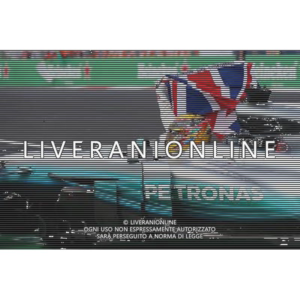 Lewis Hamilton (GBR) Mercedes AMG F1 W08 wins the 2017 Formula One World Championship. 29.10.2017. Formula 1 World Championship, Rd 18, Mexican Grand Prix, Mexico City, Mexico, Race Day. AG ALDO LIVERANI SAS ONLY ITALY