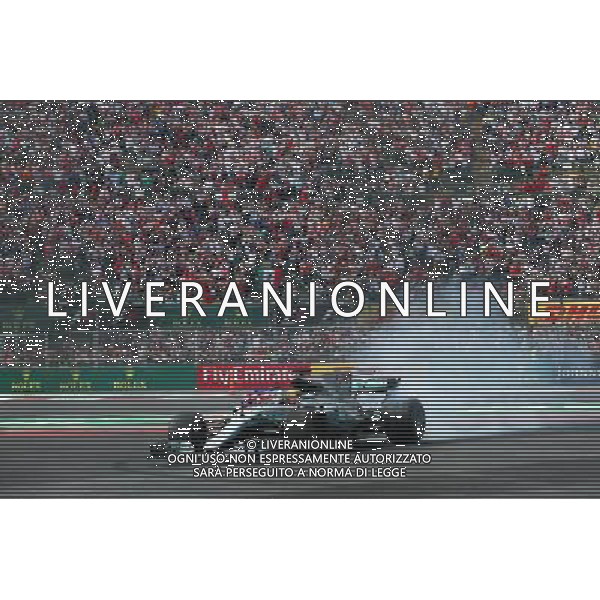 Lewis Hamilton (GBR) Mercedes AMG F1 W08 wins the 2017 Formula One World Championship. 29.10.2017. Formula 1 World Championship, Rd 18, Mexican Grand Prix, Mexico City, Mexico, Race Day. AG ALDO LIVERANI SAS ONLY ITALY