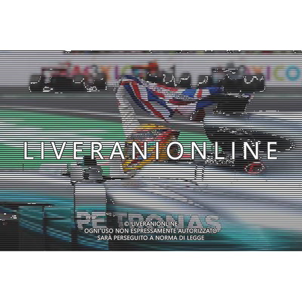 Lewis Hamilton (GBR) Mercedes AMG F1 W08 wins the 2017 Formula One World Championship. 29.10.2017. Formula 1 World Championship, Rd 18, Mexican Grand Prix, Mexico City, Mexico, Race Day. AG ALDO LIVERANI SAS ONLY ITALY