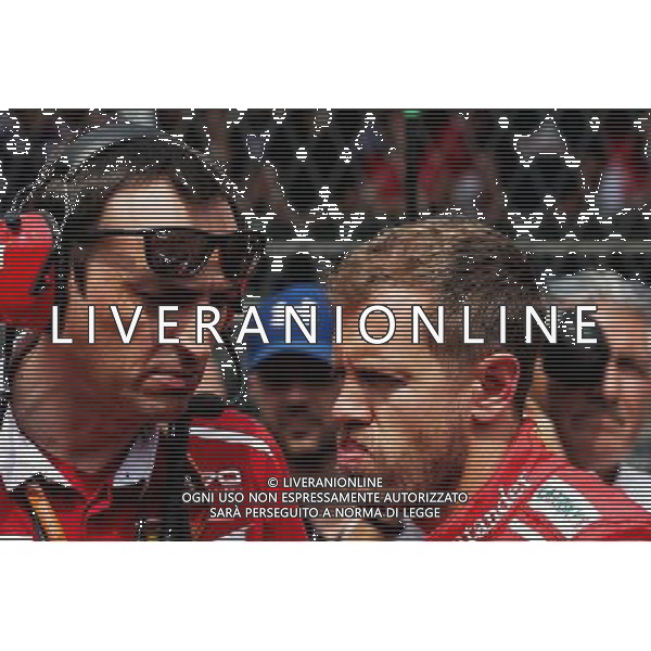 Sebastian Vettel (GER) Ferrari on the grid. 29.10.2017. Formula 1 World Championship, Rd 18, Mexican Grand Prix, Mexico City, Mexico, Race Day. AG ALDO LIVERANI SAS ONLY ITALY