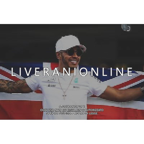 Lewis Hamilton (GBR) Mercedes AMG F1 celebrates winning the World Championship with the team. 29.10.2017. Formula 1 World Championship, Rd 18, Mexican Grand Prix, Mexico City, Mexico, Race Day. AG ALDO LIVERANI SAS ONLY ITALY