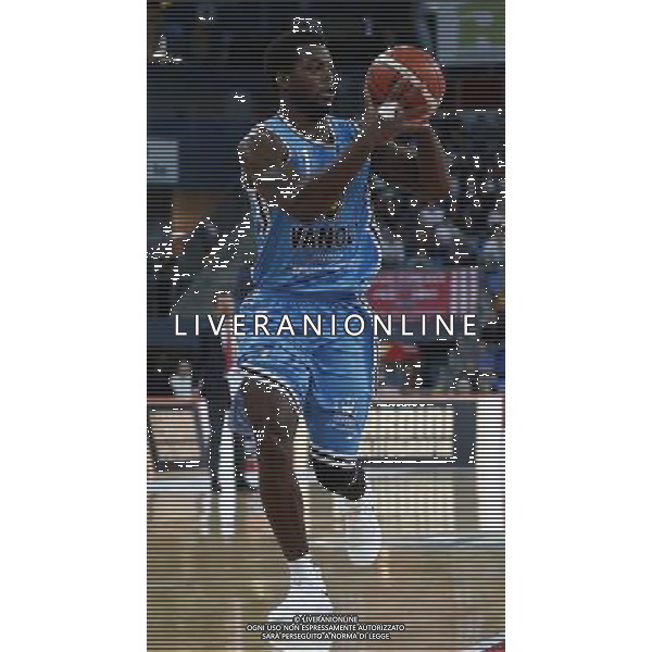 Lega Basket serie A Victoria Libertas Pesaro - Vanoli Basket Cremona 29/10/2017 nella foto: Martin Kelvin ©Claudio Zamagni/Agenzia Aldo Liverani Martin Kelvin during basketball match between Victoria Libertas Pallacanestro Pesaro and Vanoli Basket Cremona at Adriatic Arena in Pesaro on October 29 2017 photo credit Claudio Zamagni/Aldo Liverani Photo Agency 