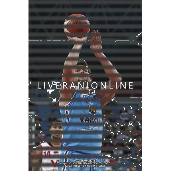 Lega Basket serie A Victoria Libertas Pesaro - Vanoli Basket Cremona 29/10/2017 nella foto: Ricci Gianpaolo ©Claudio Zamagni/Agenzia Aldo Liverani Ricci Gianpaolo during basketball match between Victoria Libertas Pallacanestro Pesaro and Vanoli Basket Cremona at Adriatic Arena in Pesaro on October 29 2017 photo credit Claudio Zamagni/Aldo Liverani Photo Agency 