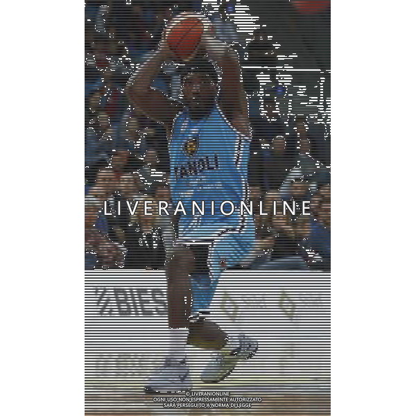 Lega Basket serie A Victoria Libertas Pesaro - Vanoli Basket Cremona 29/10/2017 nella foto: Johnson Odom Darius ©Claudio Zamagni/Agenzia Aldo Liverani Johnson Odom Darius during basketball match between Victoria Libertas Pallacanestro Pesaro and Vanoli Basket Cremona at Adriatic Arena in Pesaro on October 29 2017 photo credit Claudio Zamagni/Aldo Liverani Photo Agency 