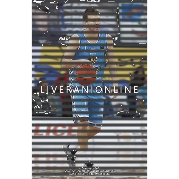 Lega Basket serie A Victoria Libertas Pesaro - Vanoli Basket Cremona 29/10/2017 nella foto: Diener Travis ©Claudio Zamagni/Agenzia Aldo Liverani Diener Travis during basketball match between Victoria Libertas Pallacanestro Pesaro and Vanoli Basket Cremona at Adriatic Arena in Pesaro on October 29 2017 photo credit Claudio Zamagni/Aldo Liverani Photo Agency 