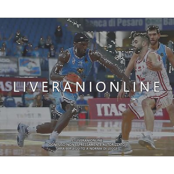 Lega Basket serie A Victoria Libertas Pesaro - Vanoli Basket Cremona 29/10/2017 nella foto: Johnson Odom Darius ©Claudio Zamagni/Agenzia Aldo Liverani Johnson Odom Darius during basketball match between Victoria Libertas Pallacanestro Pesaro and Vanoli Basket Cremona at Adriatic Arena in Pesaro on October 29 2017 photo credit Claudio Zamagni/Aldo Liverani Photo Agency 