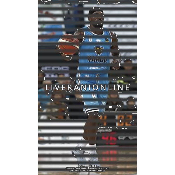 Lega Basket serie A Victoria Libertas Pesaro - Vanoli Basket Cremona 29/10/2017 nella foto: Johnson Odom Darius ©Claudio Zamagni/Agenzia Aldo Liverani Johnson Odom Darius during basketball match between Victoria Libertas Pallacanestro Pesaro and Vanoli Basket Cremona at Adriatic Arena in Pesaro on October 29 2017 photo credit Claudio Zamagni/Aldo Liverani Photo Agency 
