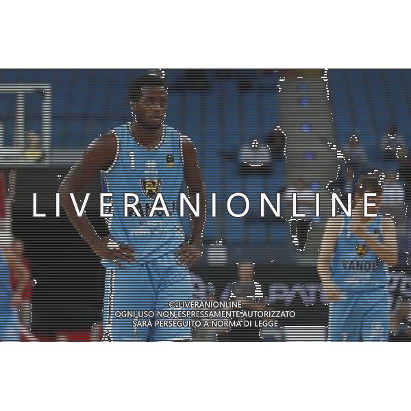 Lega Basket serie A Victoria Libertas Pesaro - Vanoli Basket Cremona 29/10/2017 nella foto: Martin Kelvin ©Claudio Zamagni/Agenzia Aldo Liverani Martin Kelvin during basketball match between Victoria Libertas Pallacanestro Pesaro and Vanoli Basket Cremona at Adriatic Arena in Pesaro on October 29 2017 photo credit Claudio Zamagni/Aldo Liverani Photo Agency 