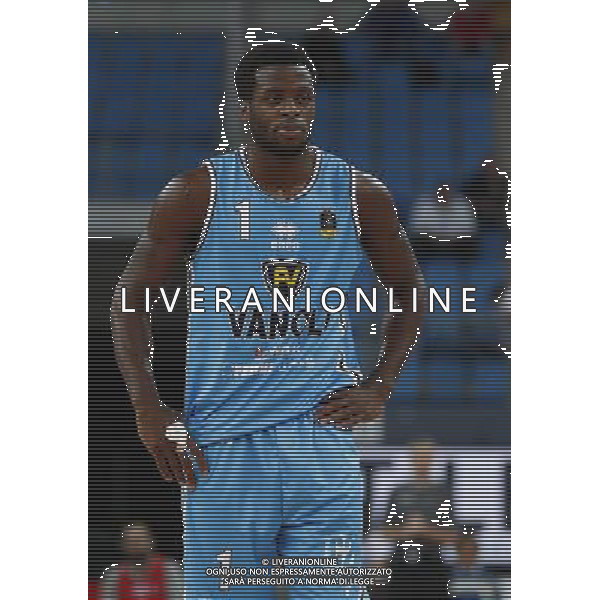 Lega Basket serie A Victoria Libertas Pesaro - Vanoli Basket Cremona 29/10/2017 nella foto: Martin Kelvin ©Claudio Zamagni/Agenzia Aldo Liverani Martin Kelvin during basketball match between Victoria Libertas Pallacanestro Pesaro and Vanoli Basket Cremona at Adriatic Arena in Pesaro on October 29 2017 photo credit Claudio Zamagni/Aldo Liverani Photo Agency 