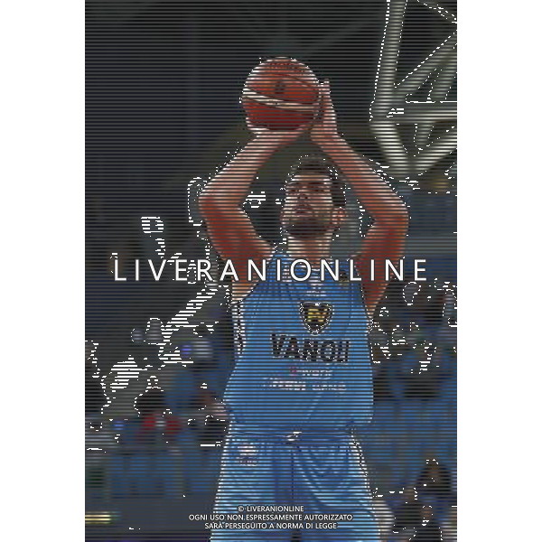 Lega Basket serie A Victoria Libertas Pesaro - Vanoli Basket Cremona 29/10/2017 nella foto: Ricci Gianpaolo ©Claudio Zamagni/Agenzia Aldo Liverani Ricci Gianpaolo during basketball match between Victoria Libertas Pallacanestro Pesaro and Vanoli Basket Cremona at Adriatic Arena in Pesaro on October 29 2017 photo credit Claudio Zamagni/Aldo Liverani Photo Agency 