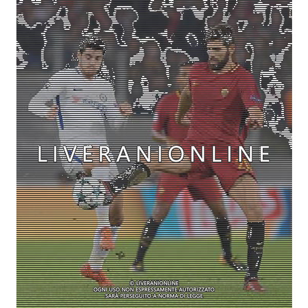 UEFA Champions League 2017/2018 Gruppo C Roma - 31.10.2017 Roma-Chelsea Nella Foto:morata - fazio /Ph.Vitez-Ag. Aldo Liverani