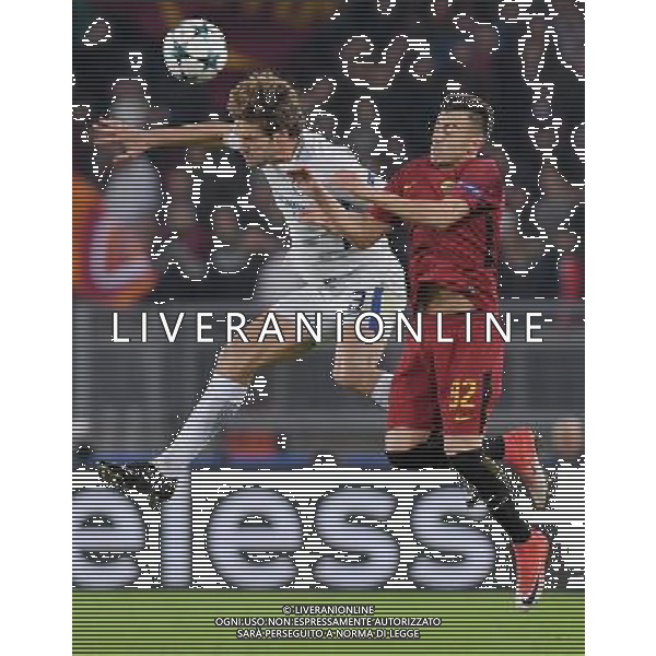 UEFA Champions League 2017/2018 Gruppo C Roma - 31.10.2017 Roma-Chelsea Nella Foto:marcos alonso - el shaarawy /Ph.Vitez-Ag. Aldo Liverani