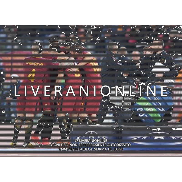 UEFA Champions League 2017/2018 Gruppo C Roma - 31.10.2017 Roma-Chelsea Nella Foto:perotti esulta /Ph.Vitez-Ag. Aldo Liverani