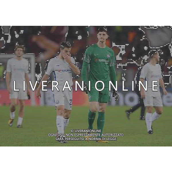 UEFA Champions League 2017/2018 Gruppo C Roma - 31.10.2017 Roma-Chelsea Nella Foto:delusione chelsea courtois e azpilicueta /Ph.Vitez-Ag. Aldo Liverani