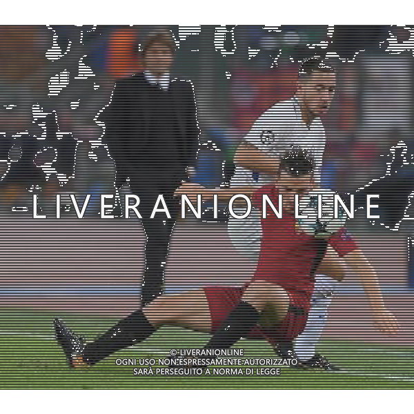UEFA Champions League 2017/2018 Gruppo C Roma - 31.10.2017 Roma-Chelsea Nella Foto:Hazard Eden - Florenzi Alessandro /Ph.Vitez-Ag. Aldo Liverani