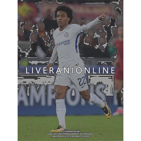 UEFA Champions League 2017/2018 Gruppo C Roma - 31.10.2017 Roma-Chelsea Nella Foto:Willian /Ph.Vitez-Ag. Aldo Liverani