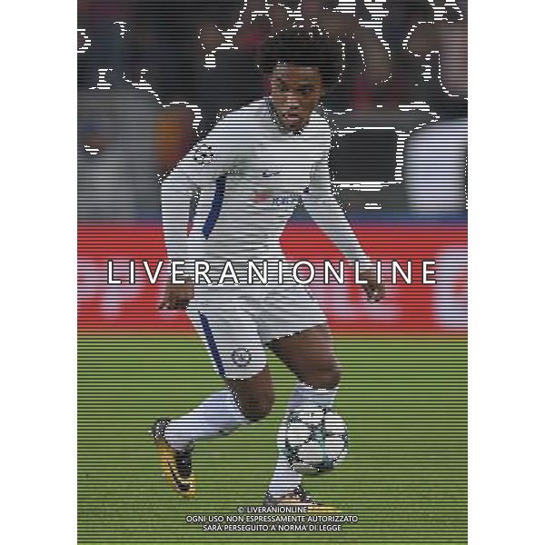 UEFA Champions League 2017/2018 Gruppo C Roma - 31.10.2017 Roma-Chelsea Nella Foto:Willian /Ph.Vitez-Ag. Aldo Liverani