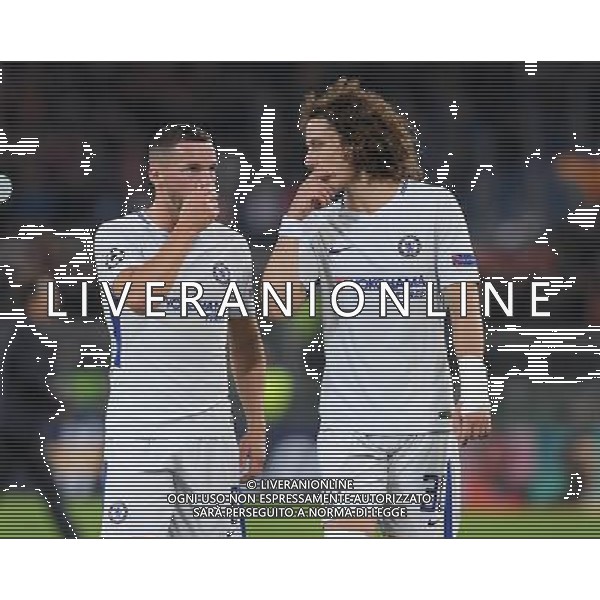 UEFA Champions League 2017/2018 Gruppo C Roma - 31.10.2017 Roma-Chelsea Nella Foto:David Luiz - Drinkwater Danny /Ph.Vitez-Ag. Aldo Liverani