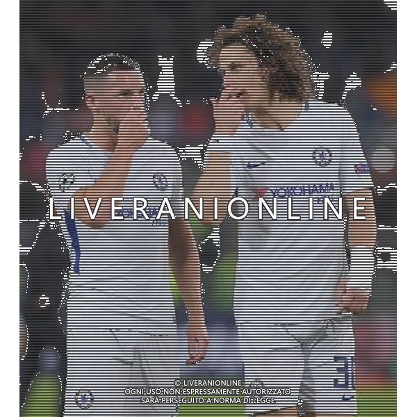 UEFA Champions League 2017/2018 Gruppo C Roma - 31.10.2017 Roma-Chelsea Nella Foto:David Luiz - Drinkwater Danny /Ph.Vitez-Ag. Aldo Liverani