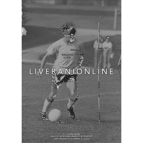RETROSPETTIVA PAOLO ROSSI CALCIATORE 1985-86 NELLA FOTO PAOLO ROSSI CON LA MAGLIA DEL MILAN AG ALDO LIVERANI SAS