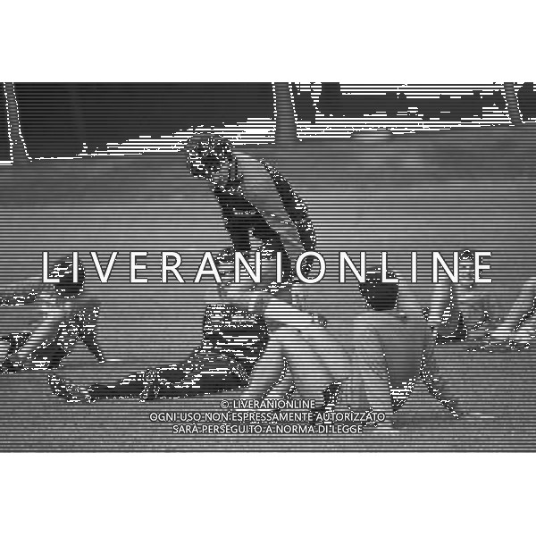 RETROSPETTIVA PAOLO ROSSI CALCIATORE NELLA FOTO PAOLO ROSSI IN ALLENAMENTO CON IL MILAN AG ALDO LIVERANI SAS