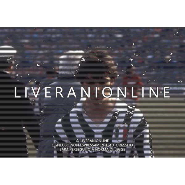 RETROSPETTIVA PAOLO ROSSI CALCIATORE NELLA FOTO PAOLO ROSSI CON LA MAGLIA DELLA JUVENTUS AG ALDO LIVERANI SAS