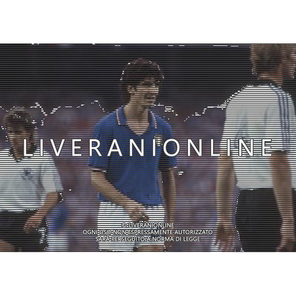 RETROSPETTIVA PAOLO ROSSI CALCIATORE 1982 NELLA FOTO PAOLO ROSSI AG ALDO LIVERANI SAS