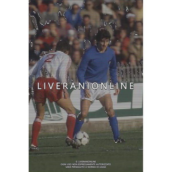 RETROSPETTIVA PAOLO ROSSI CALCIATORE 1982 NELLA FOTO PAOLO ROSSI AG ALDO LIVERANI SAS