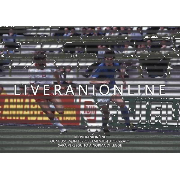 RETROSPETTIVA PAOLO ROSSI CALCIATORE 1982 NELLA FOTO PAOLO ROSSI CON LA MAGLIA DELLA NAZIONALE ITALIANA AG ALDO LIVERANI SAS