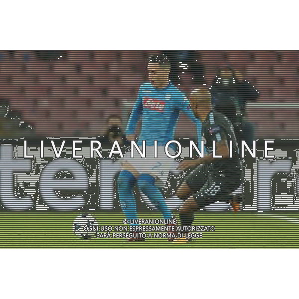 Napoli - Manchester City Champions League 01/11/2017 nella foto CALLEJON, DELPH ©Mosca / AGENZIA ALDO LIVERANI SAS 
