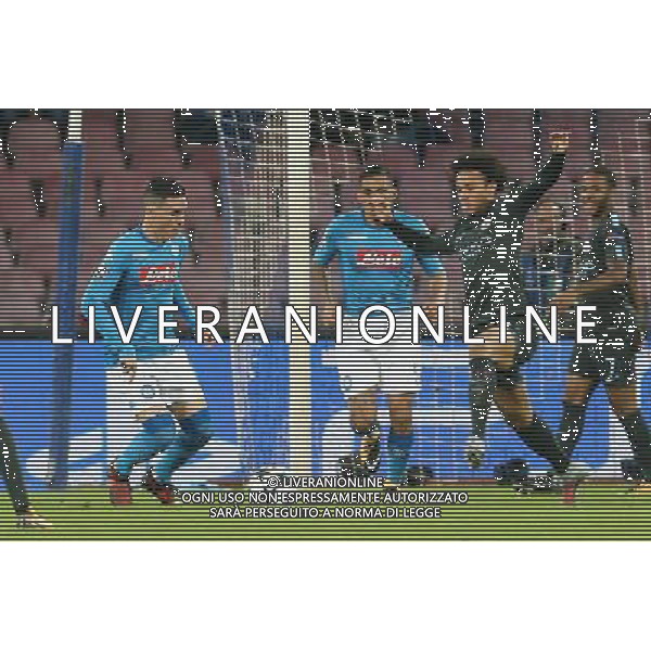 Napoli - Manchester City Champions League 01/11/2017 nella foto CALLEJON, SANE\' ©Mosca / AGENZIA ALDO LIVERANI SAS 