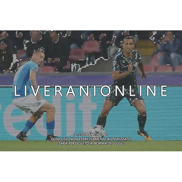 Napoli - Manchester City Champions League 01/11/2017 nella foto DANILO, HAMSIK MAREK ©Mosca / AGENZIA ALDO LIVERANI SAS 